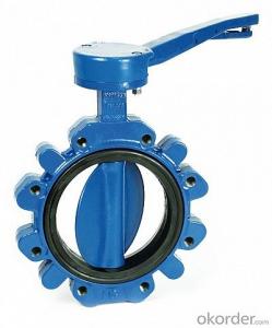 Pneumatic Double Flange Butterfly Valve,Ductile Iron Wafer Butterfly Valve System 1