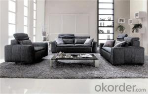 Living Room Sofa Set Fabric Material Velour Model 827