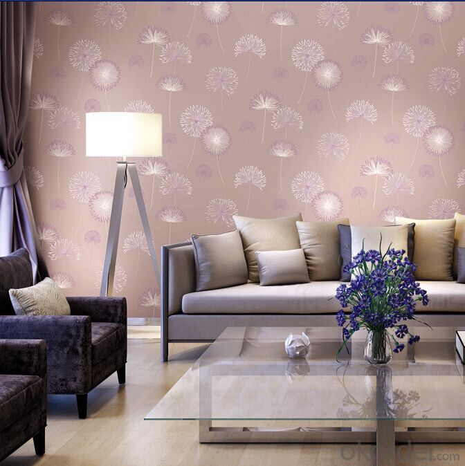 Non-woven Wallpaper 2015 Warm and Comfortable Environment Designs for Home Decoration