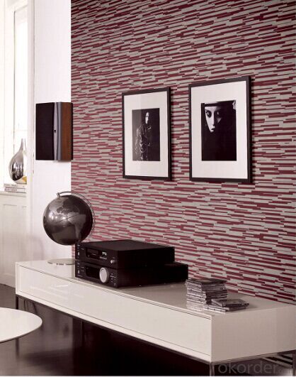 Non-woven Wallpaper New Modern Fashion Design High Foaming Wallpaper for Living Room
