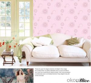 Non-woven Wallpaper Eco-friendly Breathing for Bedroom