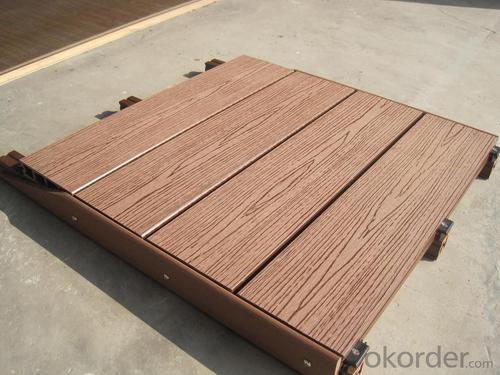 Anti-fungal price wpc decking Germany standard/2015 Hot sale System 1