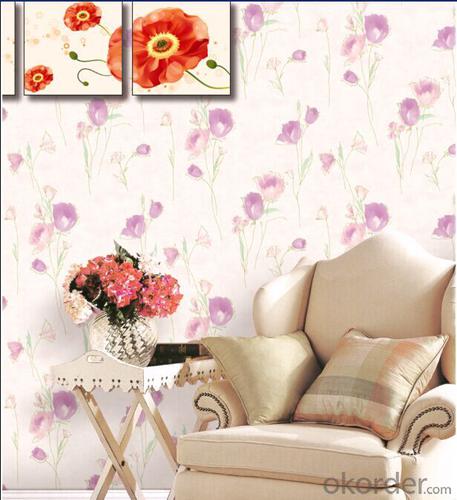 Non-woven Wallpaper Modern Waterproof  for Living Room Decoration System 1