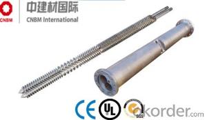 Parallel Twin Screw and Barrel For Plastic Extrusion