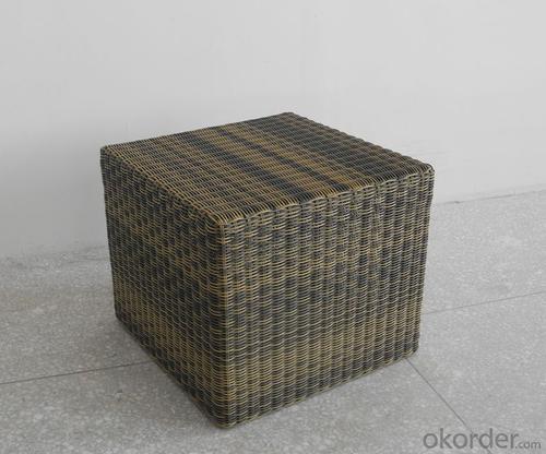 Patio Wicker Single Stool for Garden Outdoor Rattan CMAX-SC005 System 1