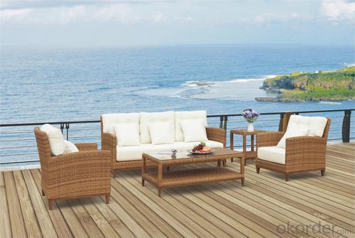 Garden Sofa PE Rattan with Aluminum Frame  CMAX-YT012 System 1