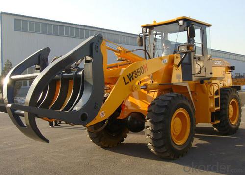 3t Wheel Loader with Log Fork and CE, LW350 Model System 1