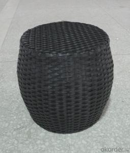 Outdoor Rattan Single Stool for Garden use Patio Furniture System 1