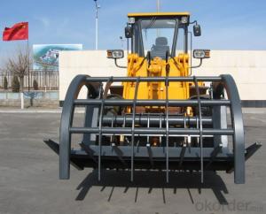 Steel Grab Mmachine, Front End Loader with Steel Grab, Wood Grapple