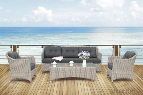 Garden Sofa PE Rattan with Aluminum Frame  CMAX-YT011 System 1