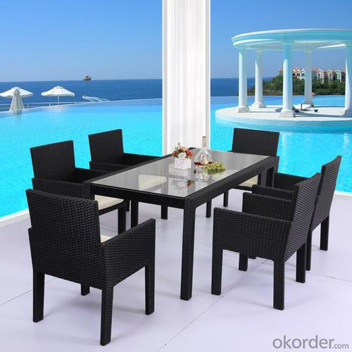 Arm Chair Dinning Set with 6 Chairs CMAX-DC002LJY System 1