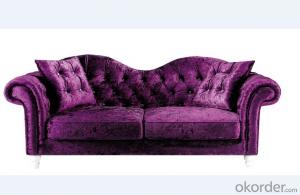 Modern Chesterfield Sofa of colorful fabric
