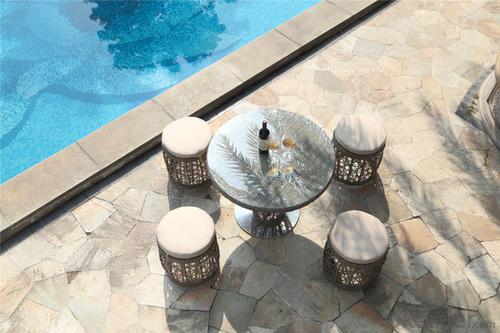 Round Shape Garden Dinning Set  for Outdoor Furniture CMAX-DC007LJY System 1