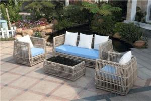 Round Rattan Garden Patio Outdoor Sofa Set   CMAX-SS003LJY
