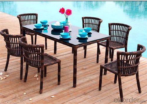 Garden Set with Round Rattan for Outdoor Furniture Garden Patio  CMAX-DS003MYX System 1