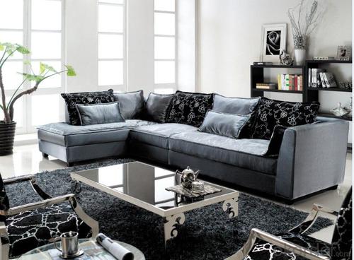 Classic Leather Chaise Sofa for Living room System 1