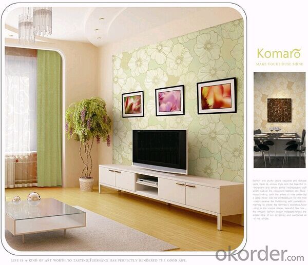 PVC Wallpaper High Quality European Style Home Decoration Suitable for Bedroom