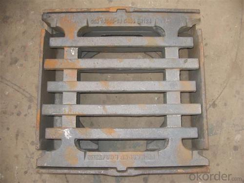 Manhole Cover Square  with Frame EN124 D500 Foundry Stock System 1