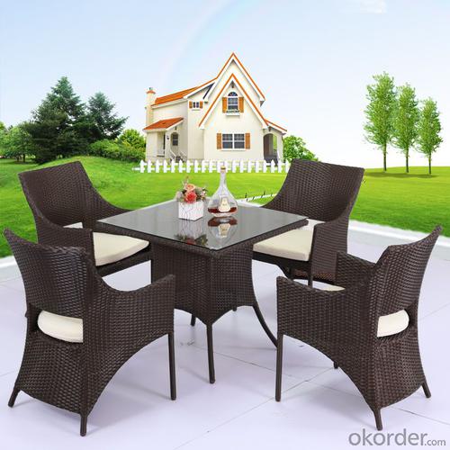 Dinning Set with 4 Chairs for Garden CMAX-DC004LJY System 1