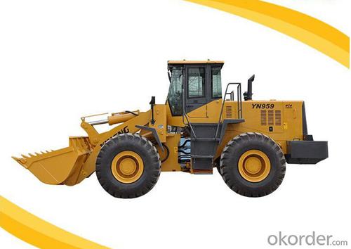 Front Wheel Loader  YN 959 5 Tons  3cbm bucket capacity adopt Shangchai engine System 1