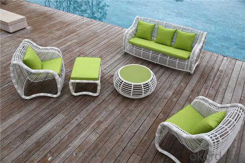 Round Rattan Garden Sofa with New Design CMAX-SS001MYX System 1