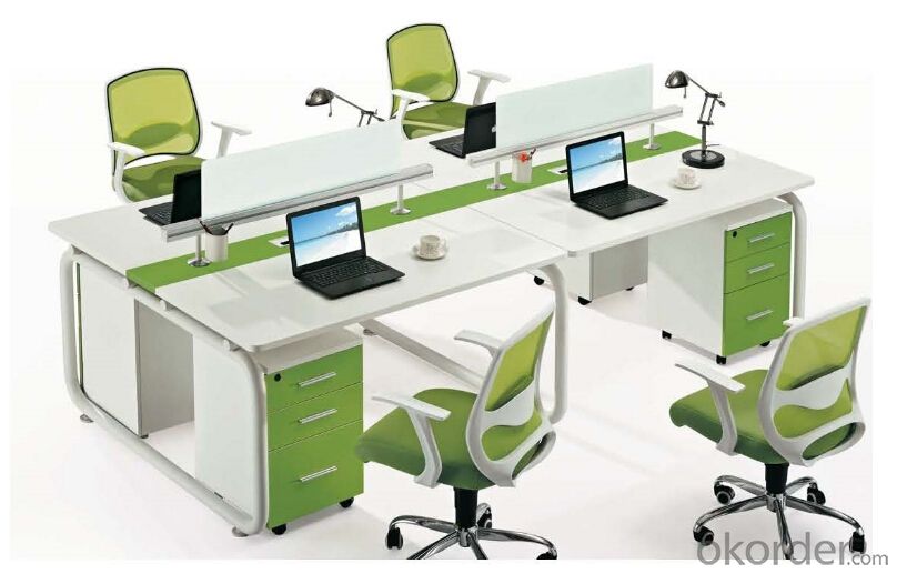 Mesa de oficina/ escritorio comercial de madera maciza/MDF/Vidrio con el major precio CN6892
