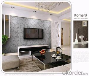 PVC Wallpaper Home Improvement Luxury Embossed For Home Room Decor 10M