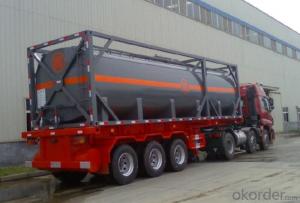 40FT Cement Shipping Tank Container for Storing Fuel and Gas