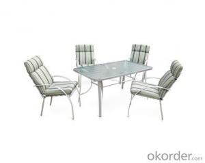 Texitilene Outdoor Extension Dining Table and Chair