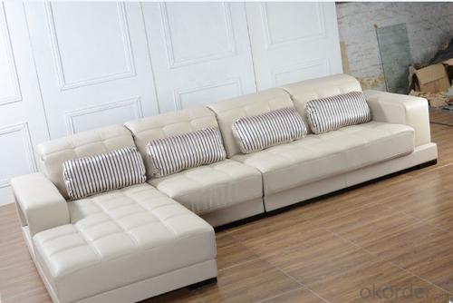 Soft Leather Sofa Classic Style for Living room System 1