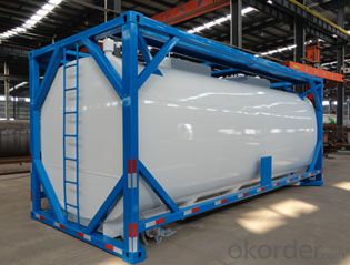 20FT Shipping Tank Container for Storing Fuel and Gas System 1