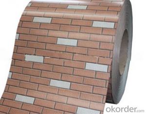 Brick Pattern Color Prepainted Steel Coil System 1