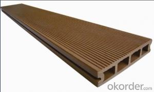 wpc decking / high density HDPE wood plastic composite System 1