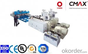 HDPE/PP/PVC Horizontal Type Double Wall Corrugated Pipe Extrusion Line System 1