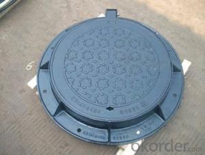 Manhole Cover Ductile Cast Iron Made in China on Hot Sale Heavy Medium  Telecom Sew System 1