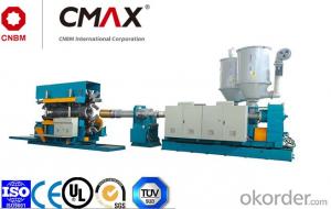 CMAX  HDPE/PP/PVC Vertical Type Double Wall Corrugated Pipe and PVC Ribbed Pipe Extrusion Line System 1