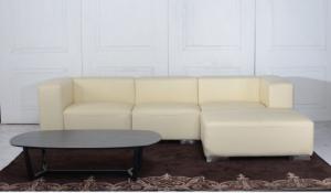 Classic Design Leather Sofa for Living Room