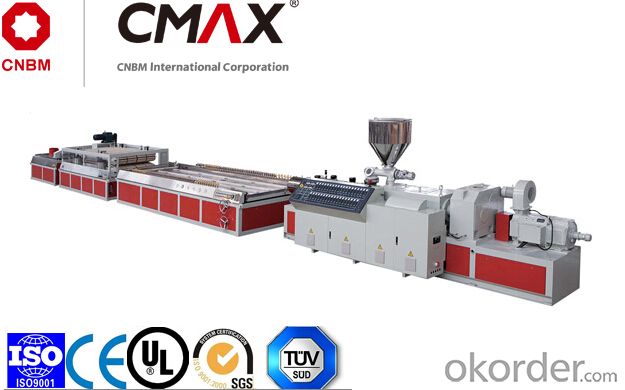 PE, PP, PVC And  Wood Plate Extrusion Machine