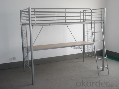 Metal Bunk  Bed with Workstation Modern design MB313 System 1