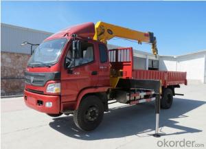 Truck mounted crane with FOTON camion BJ5122V4PBB-A1 4x2 avec grue de 7 tonnes
