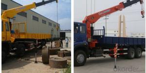 truck mounted crane/cargo crane/loader crane/lorry truck mounted crane