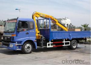 Telescopic Crane 6X4 10 Tons lorry truck mounted crane