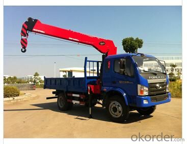 truck mounted crane tipper tray RHD with crane 5ton