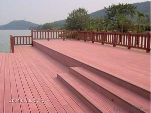 Synthetic Wooden Decking in high quality and cheap pric