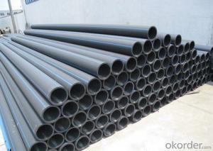 DN180mm HDPE pipes for water supply China manufacturer