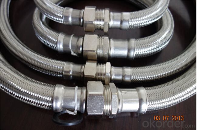 Stainless Steel Braid Hose with 1/3'' Fittings