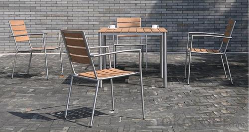 Dinning set Plastic Wood Outdoor Furniture System 1