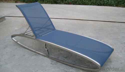 Funiture Outdoor Sun Lounger with Texitilene Material System 1