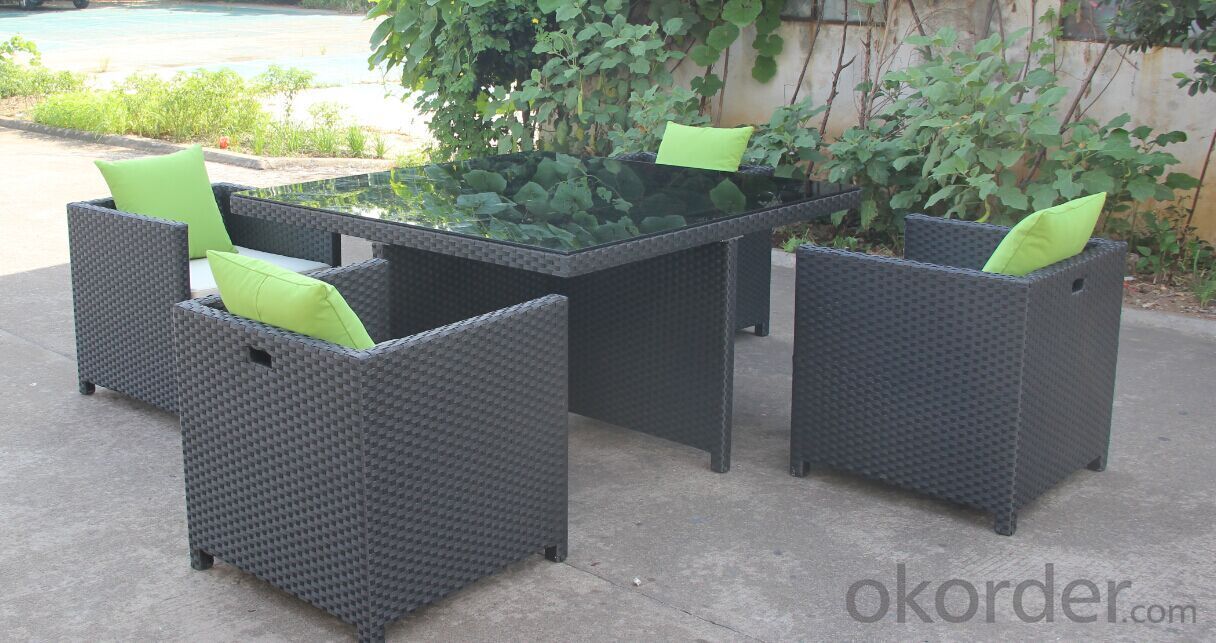 Funiture Outdoor Dining Sets with Grade A Rattan Wicker