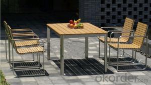 Funiture Outdoor Dining Sets with PVC PP Wood No Pollution and Durable
